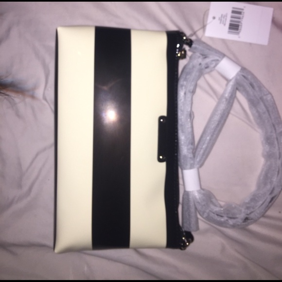 kate spade Handbags - black and white patent leather Kate spade bag